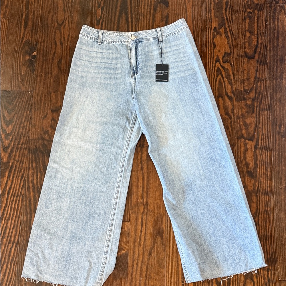 Prosperity Light Blue Wide-Leg Jeans